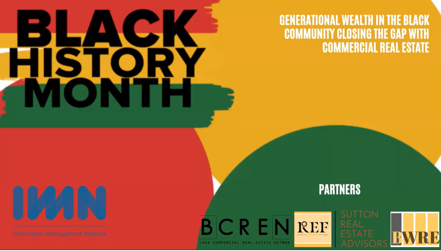 A Recap of the IMN’s Generational Wealth in the Black Community Webinar